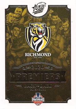 2020 Select Premiers Richmond Tigers #PCG1 Header Card Front